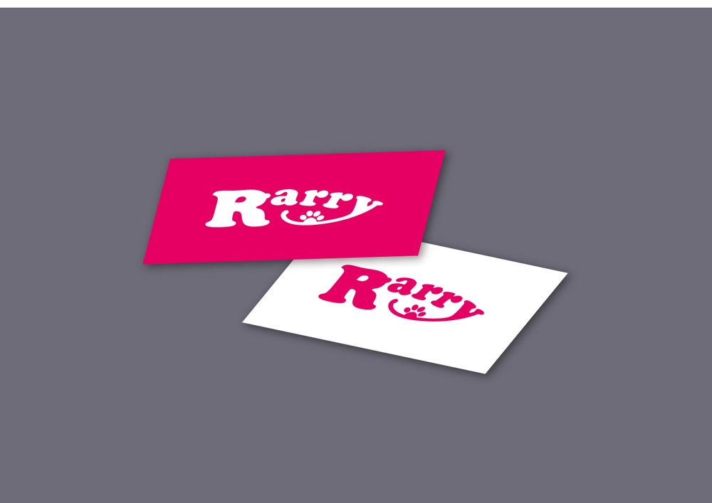 ペットショップサイト「Rarry 」のロゴ