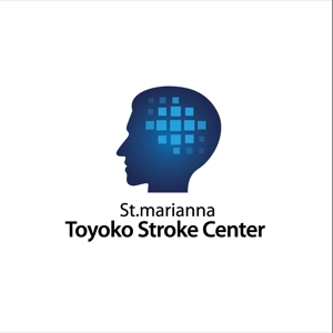 odo design (pekoodo)さんの「脳卒中関連」の医療機関ロゴ、脳や人の頭のマークとロゴ文字組み合わせへの提案