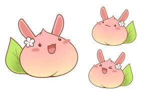 nipopo (nipopo)さんのＷＥＢサイトに使用する「もも」のキャラクターへの提案