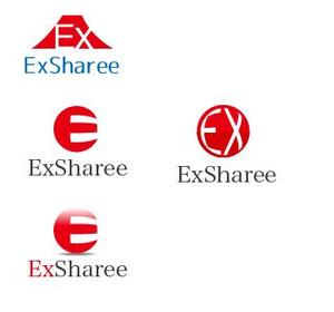 株式会社イーネットビズ (e-nets)さんのキュレーション型ＥＣ【エクシェア】のデザインロゴへの提案