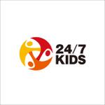 odo design (pekoodo)さんの民間学童保育「24/7 Twenty Four Seven　KIDS」のロゴマークへの提案
