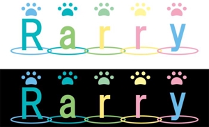喜多見　朱 (Meira777)さんのペットショップサイト「Rarry 」のロゴへの提案