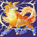 見戸 (tooler)さんのゲームに登場するモンスターのイラスト(麒麟)への提案