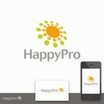 BH3 design (bh3_design)さんの訪問看護ステーション「HappyPro」のロゴへの提案