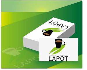 arc design (kanmai)さんのカフェ「LAPOT」のロゴ。サブタイトルあり。への提案