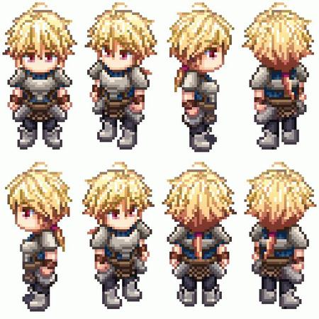 Ikezouさんの事例 実績 提案 8方向ドット絵キャラクター素材のご依頼 1体 はじめまして いけぞ クラウドソーシング ランサーズ