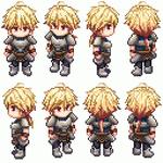 8方向ドット絵キャラクター素材のご依頼 1体 の依頼 外注 副業なら ランサーズ