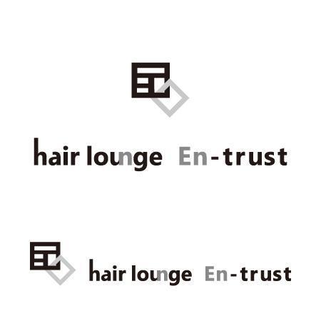 maay (maay)さんのhair lounge En-trust　ロゴコンペへの提案