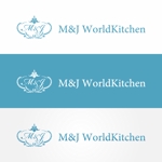 enj19 (enj19)さんの食を通じて世界と繋がる「M&J WorldKitchen」のロゴへの提案