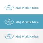 enj19 (enj19)さんの食を通じて世界と繋がる「M&J WorldKitchen」のロゴへの提案