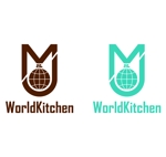 MacMagicianさんの食を通じて世界と繋がる「M&J WorldKitchen」のロゴへの提案