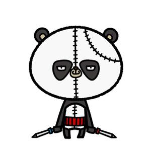 トラジ：イラレ多用型機イラストレーター (toraji_illusto)さんのパンダのキャラクターデザインへの提案