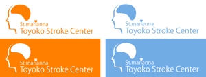優水工房デザイン ()さんの「脳卒中関連」の医療機関ロゴ、脳や人の頭のマークとロゴ文字組み合わせへの提案