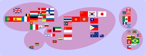 ITG (free_001)さんの世界コスプレサミットに関わる国が一目で分かる世界地図作成への提案