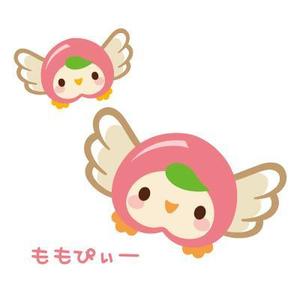D-Cafe　 (D-Cafe)さんのＷＥＢサイトに使用する「もも」のキャラクターへの提案