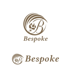 Yolozu (Yolozu)さんのヘアーサロン『Bespoke』のロゴへの提案