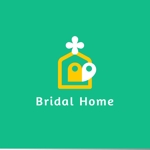 ＊ sa_akutsu ＊ (sa_akutsu)さんの不動産賃貸売買店　「Bridal home」のロゴへの提案