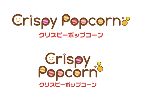 tocotoco888さんの「クリスピーポップコーン Crispy Popcorn」のロゴマーク制作への提案