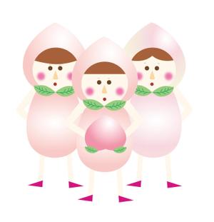 katatumuriさんのＷＥＢサイトに使用する「もも」のキャラクターへの提案