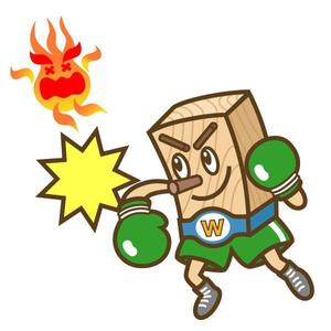 chibiyomo (chibiyomo)さんの木材のキャラクターデザインへの提案