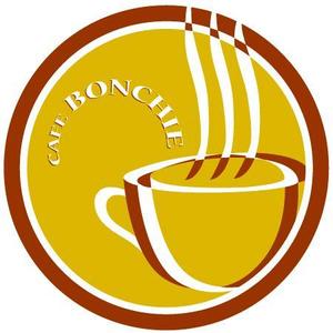 ニシムラ (down_town_bop)さんのカフェインレスコーヒーショップ「カフェぼんちぃ」のロゴへの提案