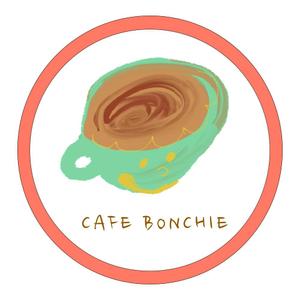 山路志保 ()さんのカフェインレスコーヒーショップ「カフェぼんちぃ」のロゴへの提案