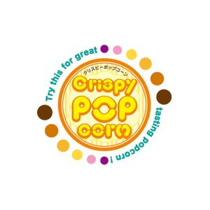 M ()さんの「クリスピーポップコーン Crispy Popcorn」のロゴマーク制作への提案