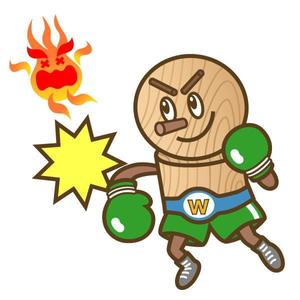 chibiyomo (chibiyomo)さんの木材のキャラクターデザインへの提案