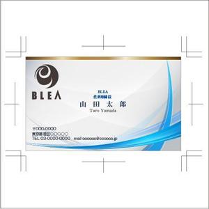 MKD_design (MKD_design)さんの渋谷系ファッションスクール「BLEA」の名刺デザインへの提案