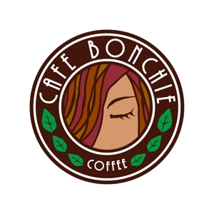 wide-openさんのカフェインレスコーヒーショップ「カフェぼんちぃ」のロゴへの提案
