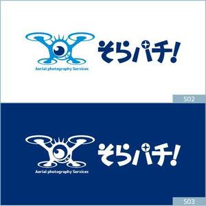 neomasu (neomasu)さんの空撮サービス「そらパチ」のロゴへの提案