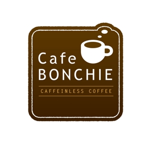 slash (slash_miyamoto)さんのカフェインレスコーヒーショップ「カフェぼんちぃ」のロゴへの提案