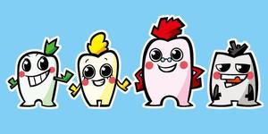 福田泰仁 (fukudayasuhito01)さんの歯科医院用　キャラクターデザイン【4体分のデザイン】への提案