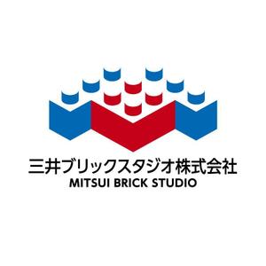 amaguri (maple_marron)さんのレゴ作品制作事務所「三井ブリックスタジオ株式会社」のロゴへの提案