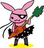 透兎 (achroite_rabbit)さんのかわいくてROCKなウサギのイラストへの提案