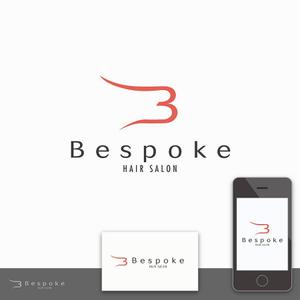 BH3 design (bh3_design)さんのヘアーサロン『Bespoke』のロゴへの提案