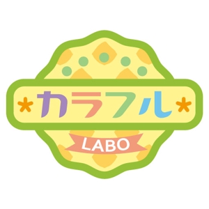 AHAB (ahab)さんのワッフル＆アイスクリームショップ「カラフルLabo」のロゴへの提案