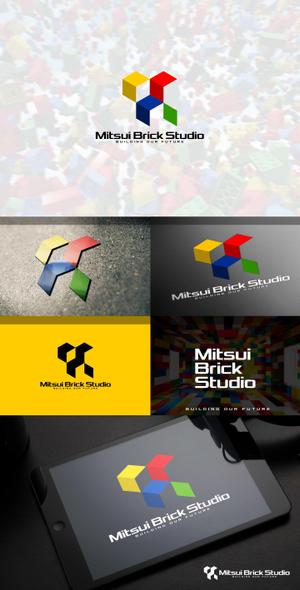 monkey designs (gerkeely)さんのレゴ作品制作事務所「三井ブリックスタジオ株式会社」のロゴへの提案