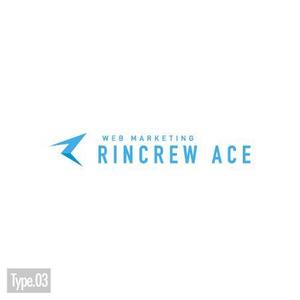 DECO (DECO)さんの【注目】webマーケティング会社「Rincrew Ace」のロゴ作成への提案