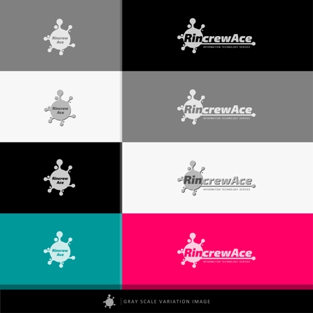Studio Glen_G (Glen_G)さんの【注目】webマーケティング会社「Rincrew Ace」のロゴ作成への提案