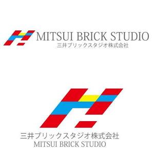 ありの ()さんのレゴ作品制作事務所「三井ブリックスタジオ株式会社」のロゴへの提案