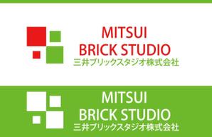 pokke (8095357st)さんのレゴ作品制作事務所「三井ブリックスタジオ株式会社」のロゴへの提案
