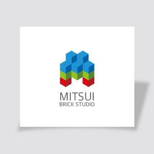 mae_chan ()さんのレゴ作品制作事務所「三井ブリックスタジオ株式会社」のロゴへの提案