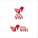 odo design (pekoodo)さんの新規オープン予定のレジャーホテル「HOTEL ＶｉＶｉ」のロゴ作製への提案