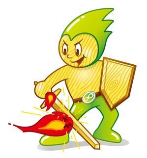 daxdesign ()さんの木材のキャラクターデザインへの提案
