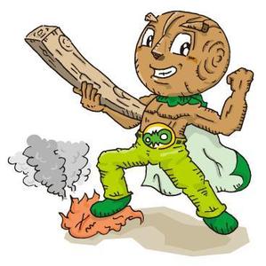 curry-man ()さんの木材のキャラクターデザインへの提案