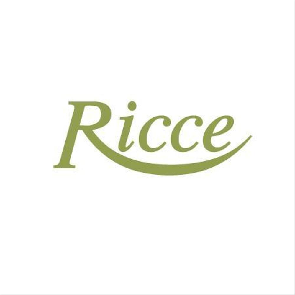 ネットショップサイト『Ricce』のロゴ作成