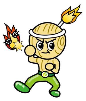 工房あたり (atari777)さんの木材のキャラクターデザインへの提案