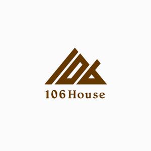 designdesign (designdesign)さんのゲストハウス「106House」のロゴへの提案