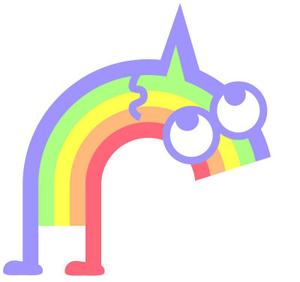 株式会社エルエルパレス／岩気裕司 (elpiy)さんの虹をテーマにしたキャラクターデザインへの提案